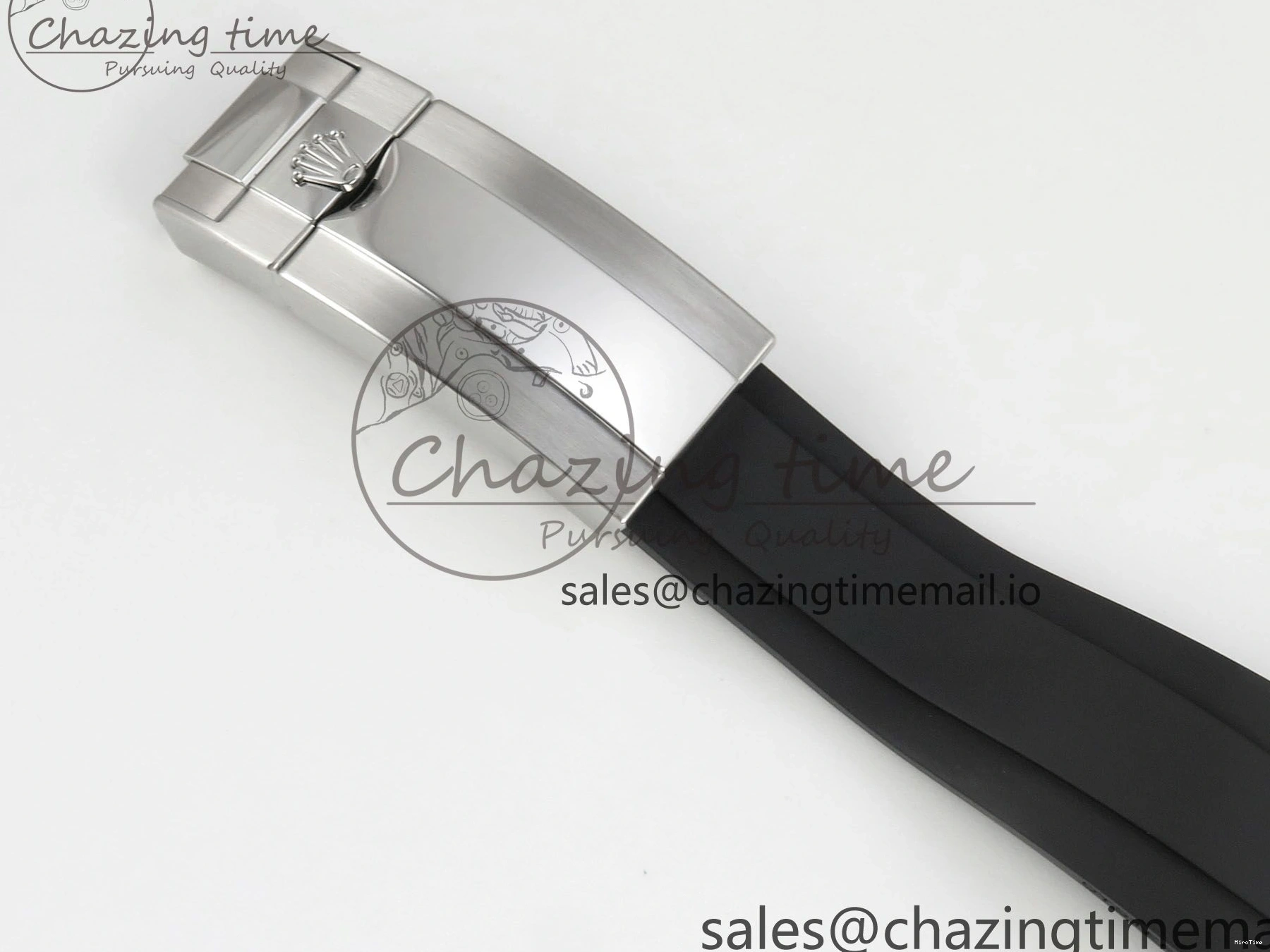 MiroTime 0122 Daytona 126519 VSF 1:1 Best Edition Black Silver Lume Dial on Oysterflex Strap VS4131 V2 (Weighted) DailyWear 324